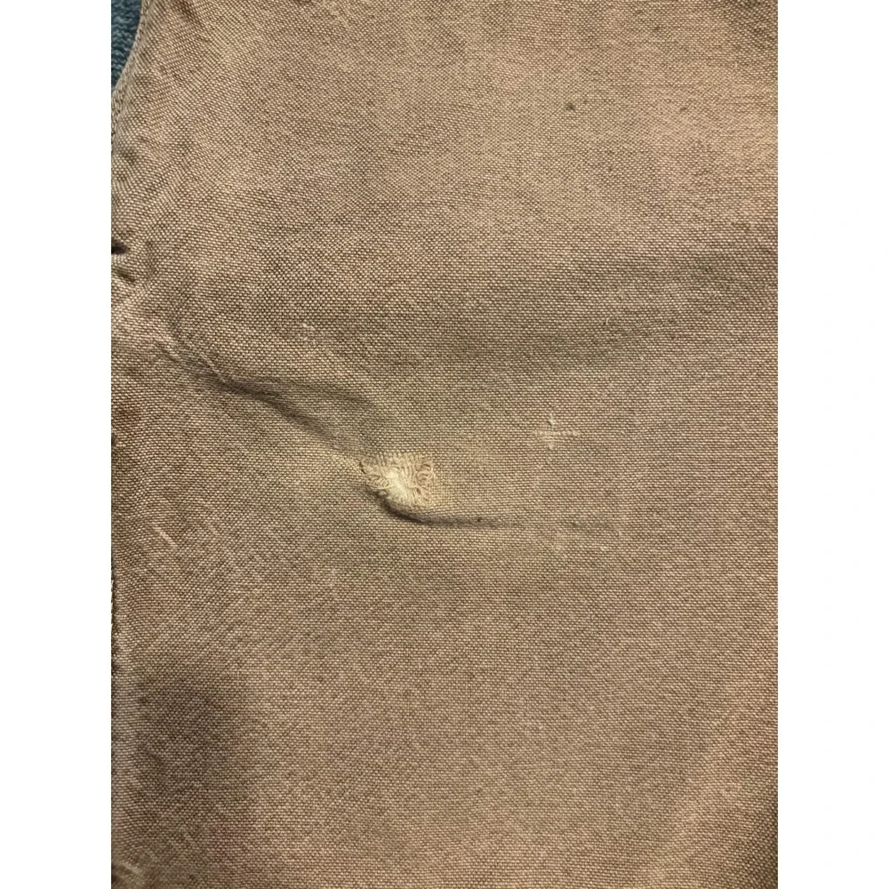 Carhartt FR Jeans 36x34 Actual 35x31 Original Fit Khaki Tan Distressed CAT 2